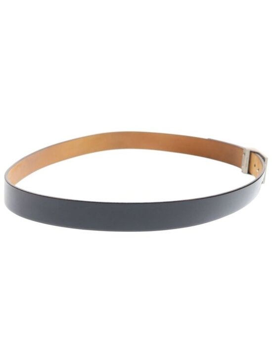 Louis Vuitton Ceinture Logo Buckle Belt Leather Black Brown Lst main image 6